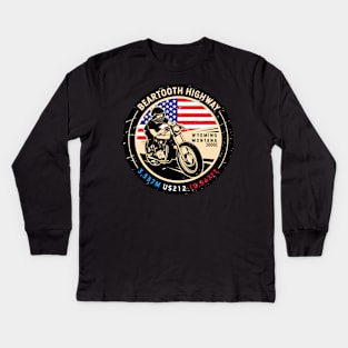 Highway tour Kids Long Sleeve T-Shirt